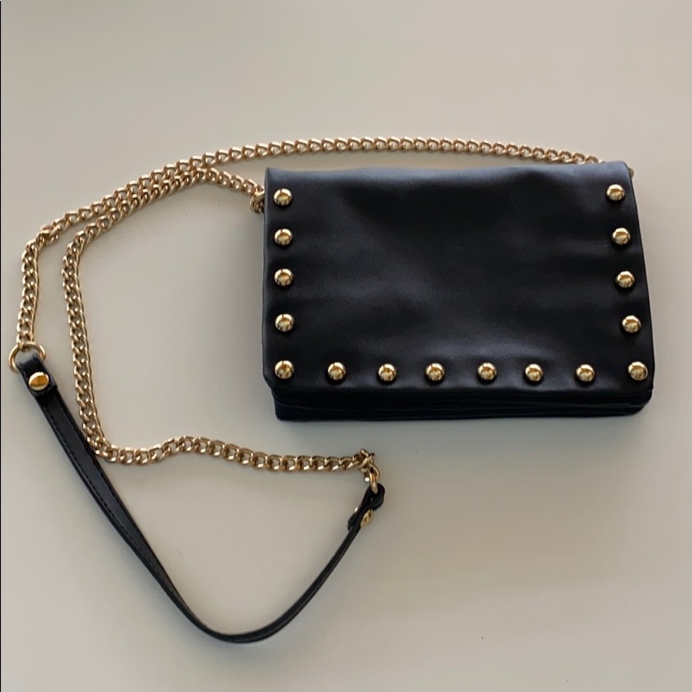 Black crossbody purse